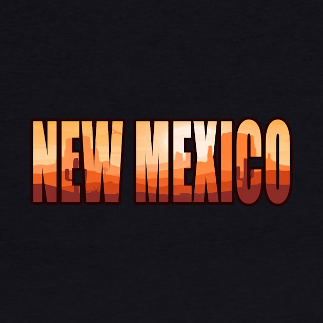 New Mexico State by Illustro Art